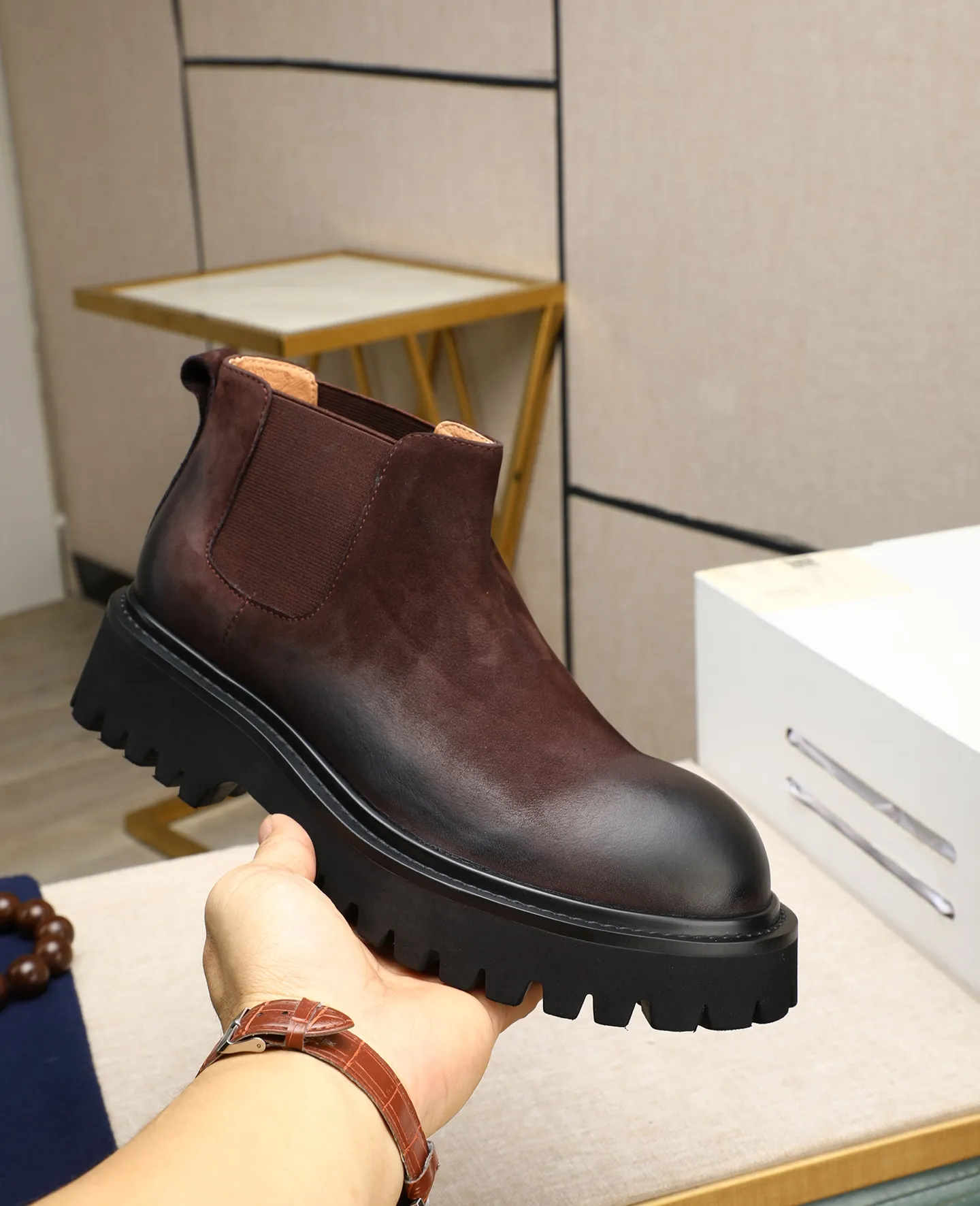 Men's men's shoes 💰580 high-end version. PRADA (Prada) men's casual style, compare the quality at the counter 🧚🏿♂️Imported cowhide fabric 🐎Water-dyed comfortable and soft cowhide lining for feet 🐂Genuine leather outsole with label 🎉 Size 38-44. Can be customized for 45💥🏆